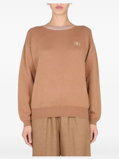 Ballantyne long-sleeve sweater Neutrals V1P60714CHP94081