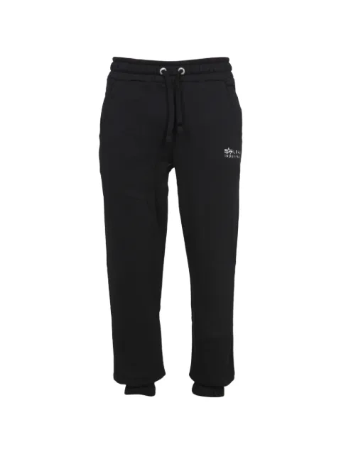 Alpha Industries logo-embroidered track pants Black 106364649