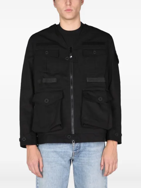 ArkAir zip pocket shirt Black B137AABLACK