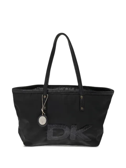 DKNY Vintage Pre-owned logo-embellished tote bag Black 489961