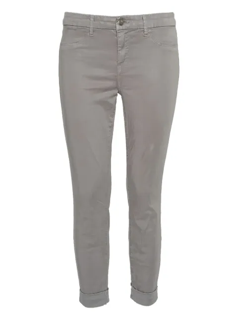J Brand pre-owned cotton trousers Grey 426535