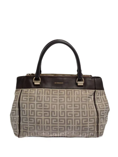Givenchy Pre-Owned monogram-canvas tote bag Brown 389681