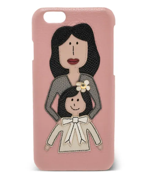 Dolce & Gabbana Pre-Owned leather iPhone 6 case Pink 542862
