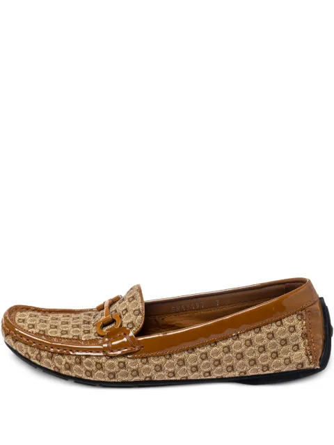 Ferragamo Pre-Owned monogram loafers Neutrals 367566