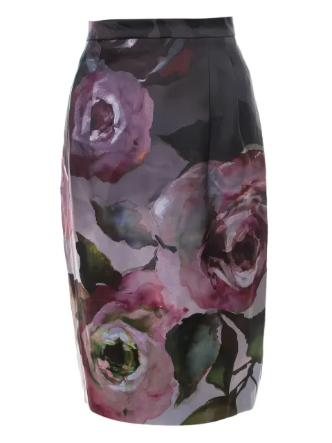 Escada Pre-Owned floral-print skirt 224160