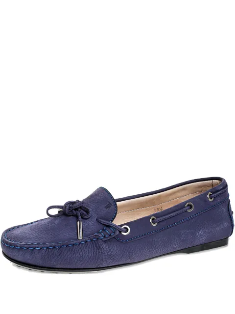 Tod's Vintage Gommino leather loafers Purple 251634