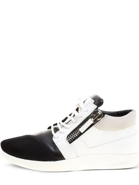 Giuseppe Zanotti Vintage pre-owned Megatron zip-detail high-top sneakers Black 127606