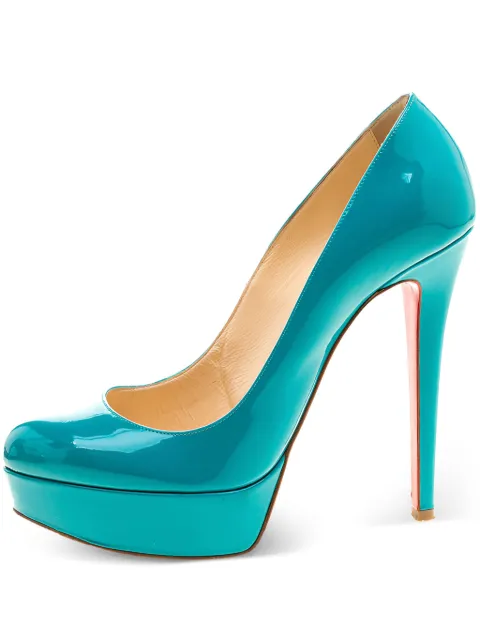 Christian Louboutin Pre-Owned 130mm Bianca pumps Blue 126040