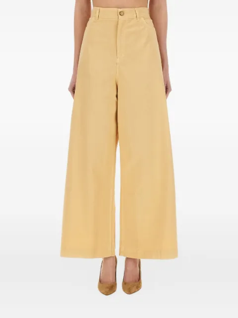 Alysi Superflare Sporty trousers Yellow 205108P5023CREMA