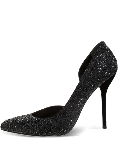 Gucci Pre-Owned 115mm crystal-embellished pumps Black 268584