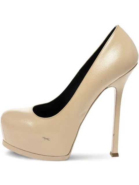 Saint Laurent Pre-Owned 110mm Tribtoo pumps Neutrals 317610