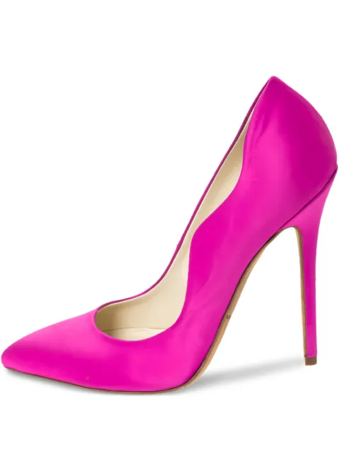 Brian Atwood pre-owned 120mm Besame satin pumps Pink 294463