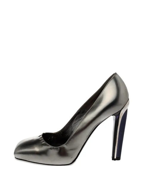 Alexander McQueen Pre-Owned 135mm leather pumps Silver 310506
