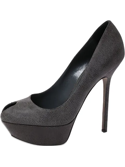 Sergio Rossi Vintage pre-owned 140mm platform pumps Grey 271602
