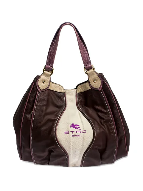 Etro Pre-Owned paisley-motif tote bag Brown 252513