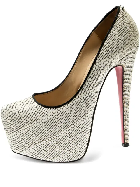 Christian Louboutin Pre-Owned 165mm Daffodile pumps White 211670
