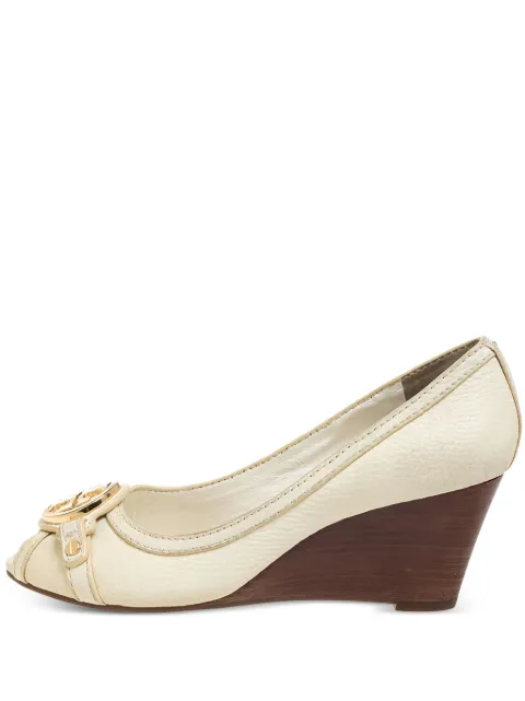Tory Burch 65mm leather pumps White 386937
