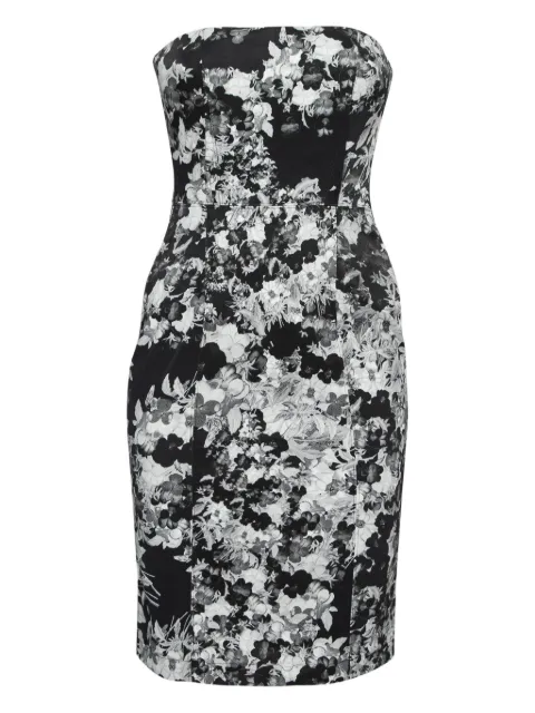 ERDEM floral-print midi dress Black 212313