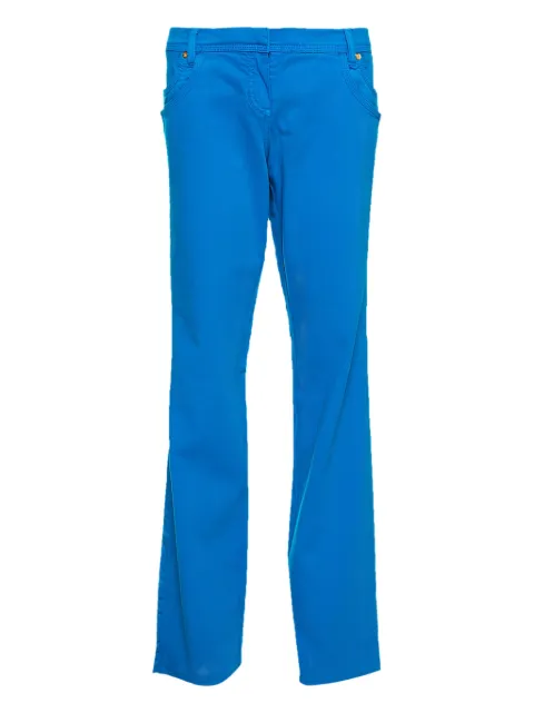 Roberto Cavalli Vintage logo-plaque jeans Blue 290010