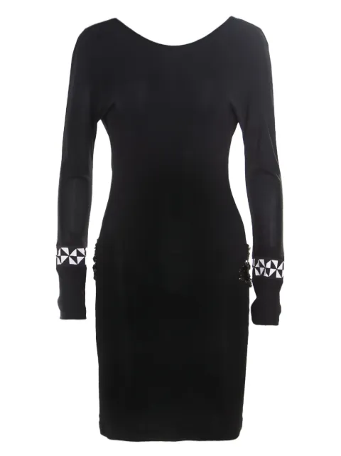 PUCCI Pre-Owned crystal-embellished dress Black 170921