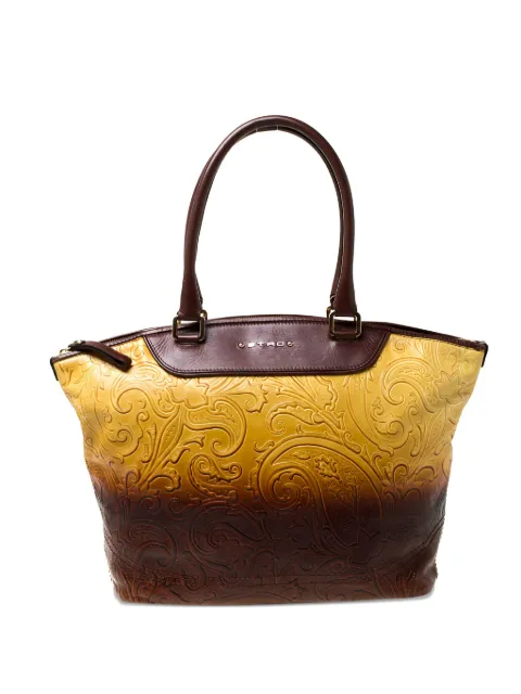 Etro Pre-Owned paisley-motif tote bag Yellow 213328