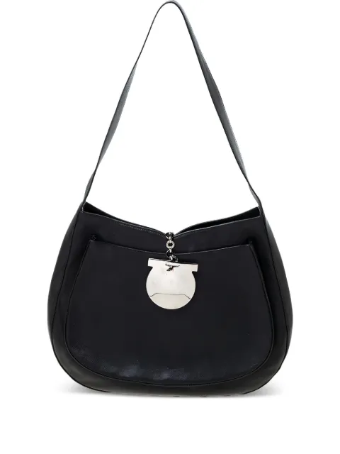 Ferragamo Pre-Owned Gancini shoulder bag Black 325818