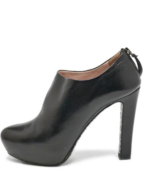 Miu Miu Pre-Owned 120mm leather pumps Black 1127942