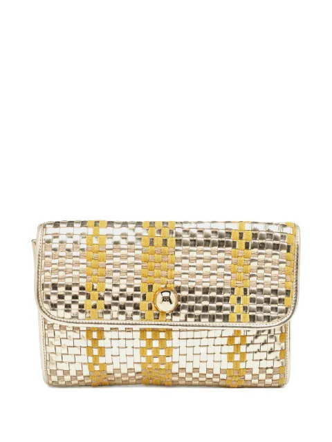 Kate Spade Interwoven clutch bag Silver 1119063