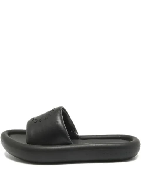 Stella McCartney Pre-Owned logo-embossed sandals Black 1000370