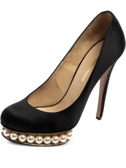 Nicholas Kirkwood pearl platform pumps Black 565503