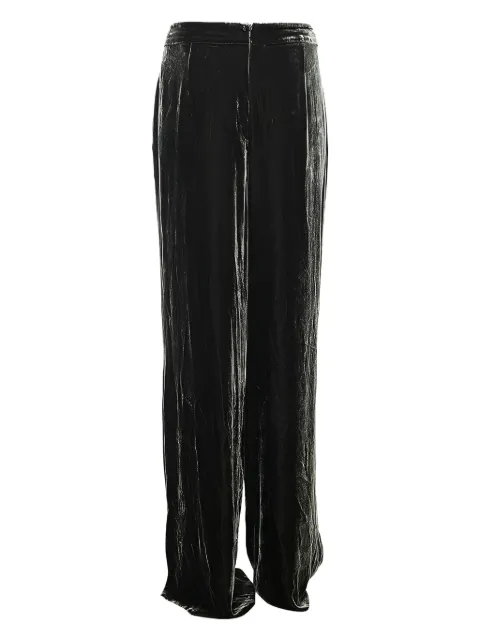 Sportmax Vintage silk trousers Black 563269