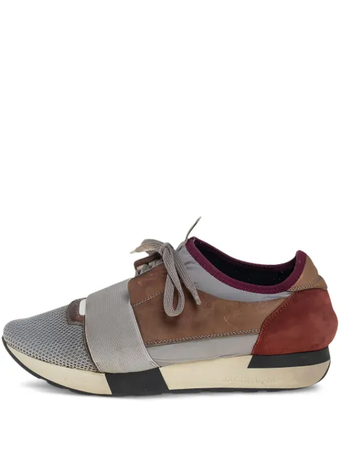 Balenciaga Pre-Owned mixed-material athletic sneakers Grey 433697
