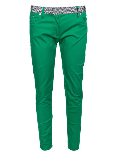 Kenzo Pre-Owned patterned waistband trousers Green 294590