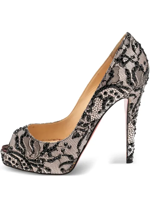 Christian Louboutin Pre-Owned 120mm Very Prive heeled pumps Black 551257