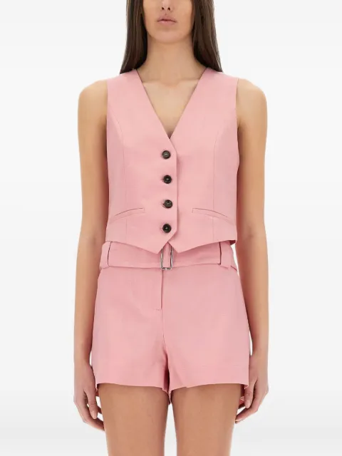 MSGM button-fastening vest Pink 3841MDW0125710612