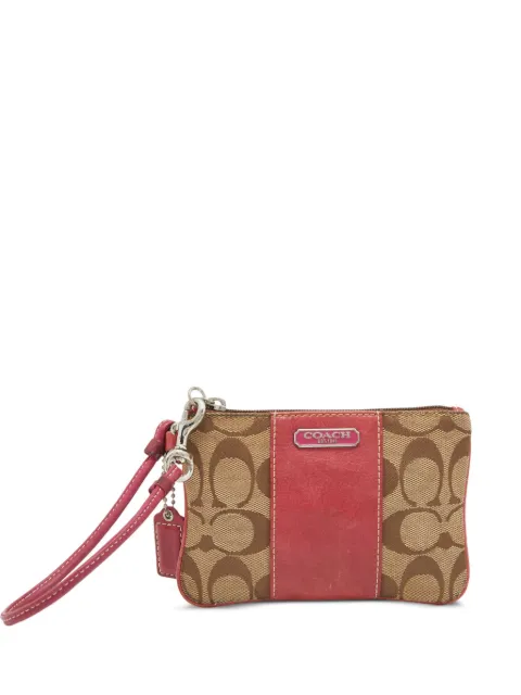 Coach Vintage monogram pouch bag Neutrals 803358