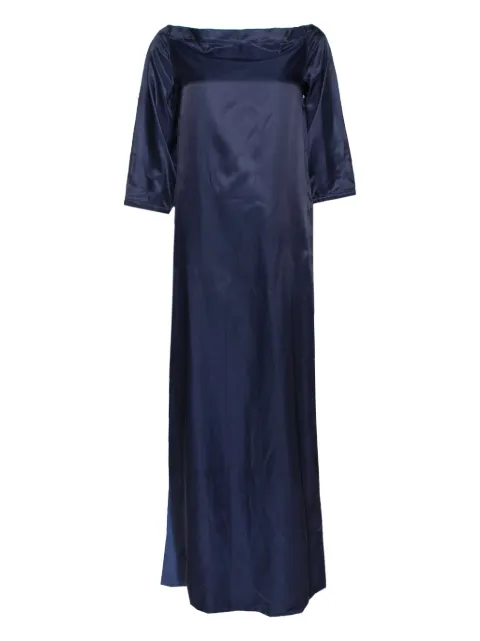 Kenzo Pre-Owned boat-neck dress Blue 301611
