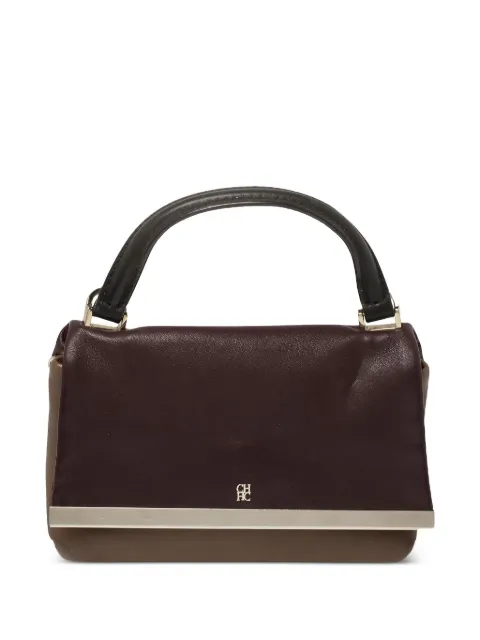 Carolina Herrera Vintage leather tote bag Brown 396020