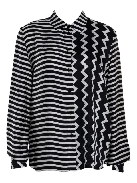 Stella McCartney Pre-Owned striped shirt Black 280808