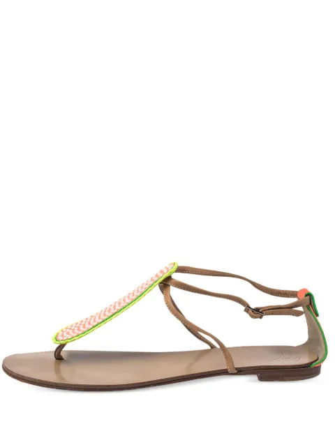 Giuseppe Zanotti Vintage pre-owned T-strap sandals Brown 325906