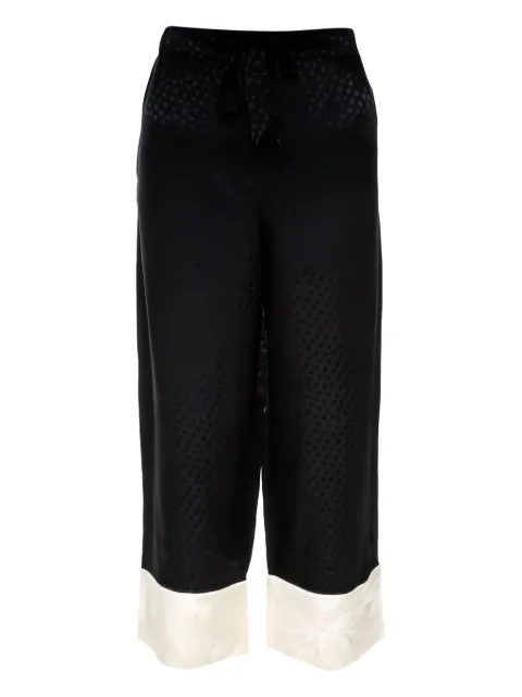 Alexander McQueen Pre-Owned jacquard trousers Black 266045