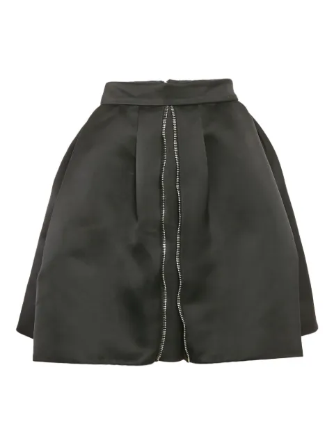 Alexander McQueen Pre-Owned pleated satin skirt Black 1112732