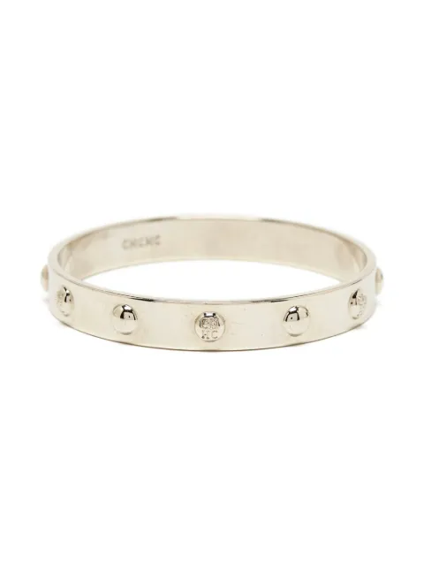 Carolina Herrera Vintage pre-owned CH monogram studded bangle Silver 1113150