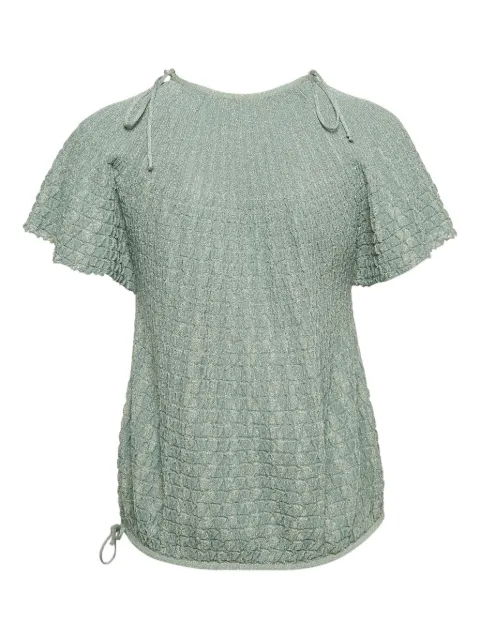 Missoni Pre-Owned lurex-knit top Green 1103717