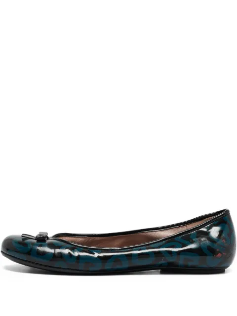 Marc Jacobs Vintage heart-print ballet flats Black 1099510
