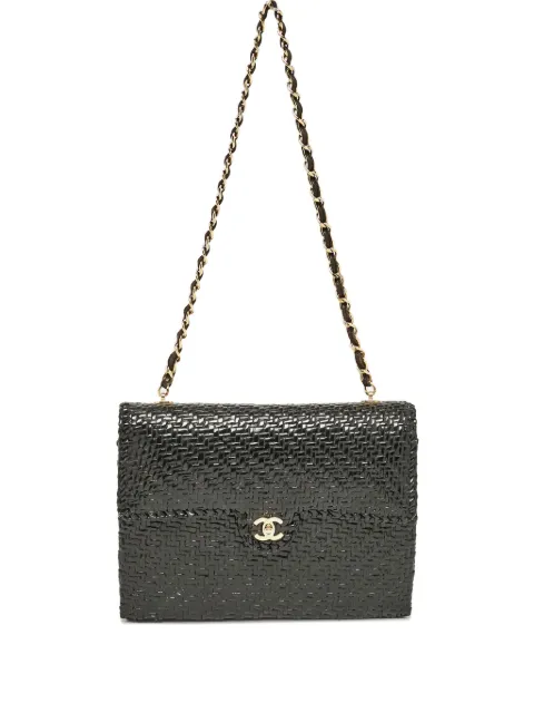 CHANEL Pre-Owned Jumbo Classic Flap shoulder bag Black 1101165