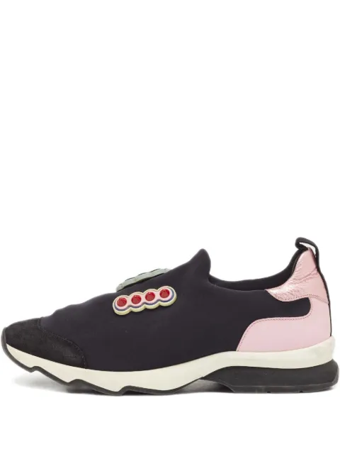 Fendi Pre-Owned studded sneakers Black 1096715