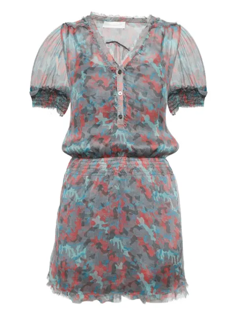 Zadig&Voltaire 2024 Ribal silk dress Blue 1091614