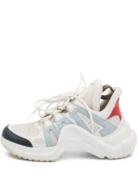 Louis Vuitton Pre-Owned LV Archlight chunky sole lace-up sneakers White 1088773