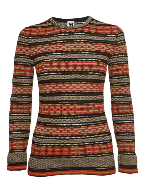 Missoni Pre-Owned striped top Brown 990289